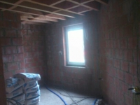 plafonnage mur avant